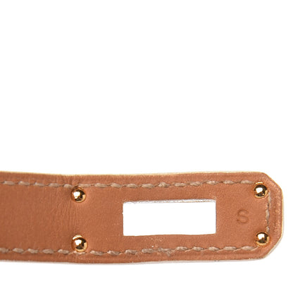 Hermes Epsom Kelly Double Tour Bracelet S White 4 of 4