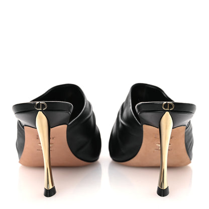 Christian Dior Lambskin D-Fame Mule Sandals 37 Black 6 of 11