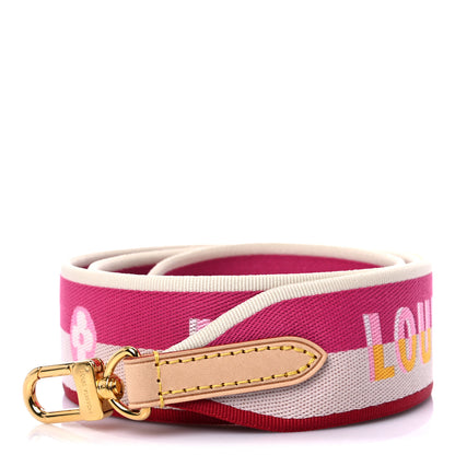 Louis Vuitton Jacquard Speedy Bandouliere 20 Shoulder Strap Fuchsia 1 of 3
