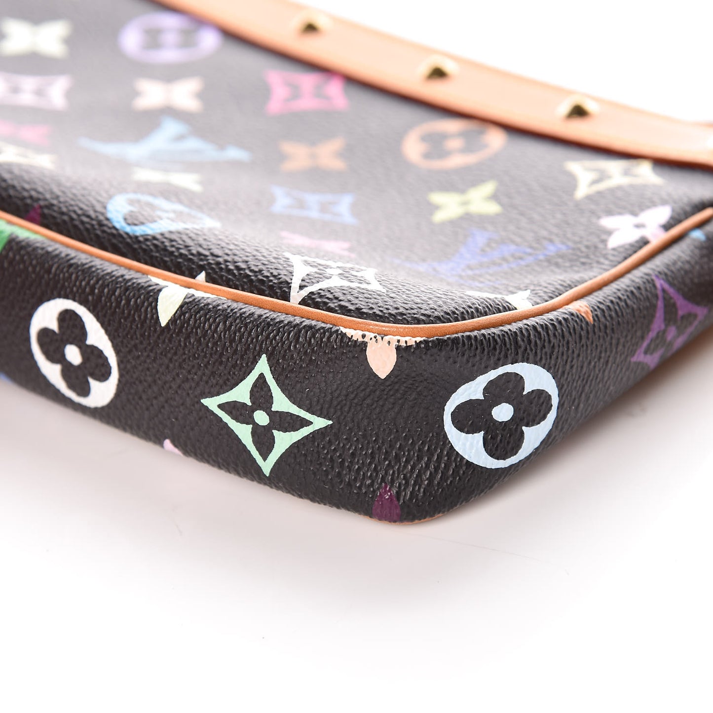 Monogram Multicolor Pochette Accessories Black
