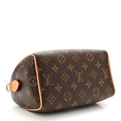 Louis Vuitton Monogram Speedy Bandouliere 20 Black 4 of 11
