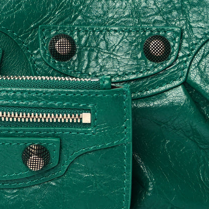 Balenciaga Agneau Arena XS Le Cagole Shoulder Bag Jade 8 of 10