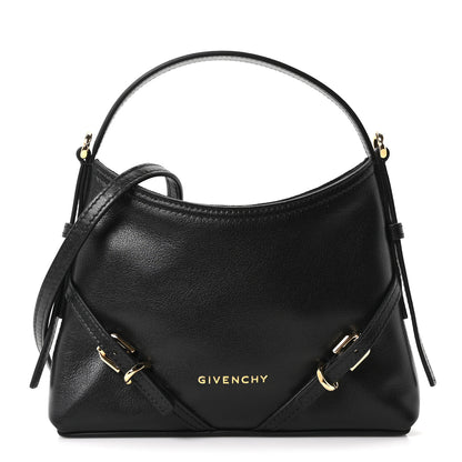 Givenchy Tumbled Calfskin Nano Voyou Bag Black 2 of 19