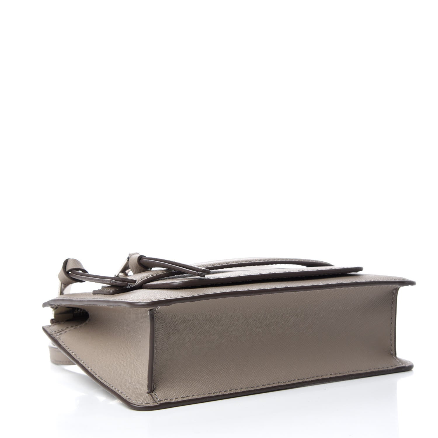 Marc Jacobs Saffiano Medium Madison Flap Crossbody Bag Cement 4 of 9