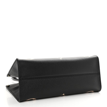 Louis Vuitton Empreinte Monogram Giant Onthego MM Black Beige 4 of 10