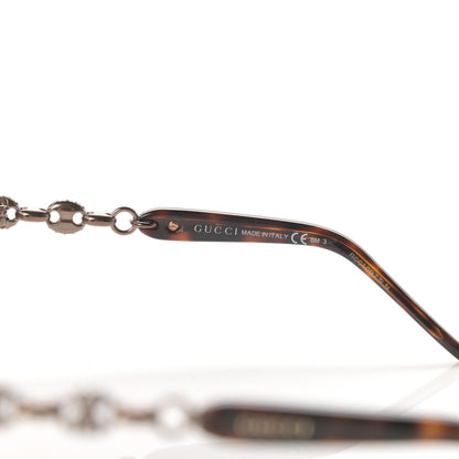 Gucci Crystal Marina Chain Sunglasses 4250/N/S Tortoise 6 of 8