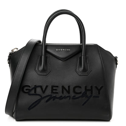 Givenchy Calfskin Signature Logo Small Antigona Black 1 of 10
