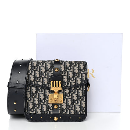 Christian Dior Oblique Square DiorAddict Flap Navy Blue 11 of 11
