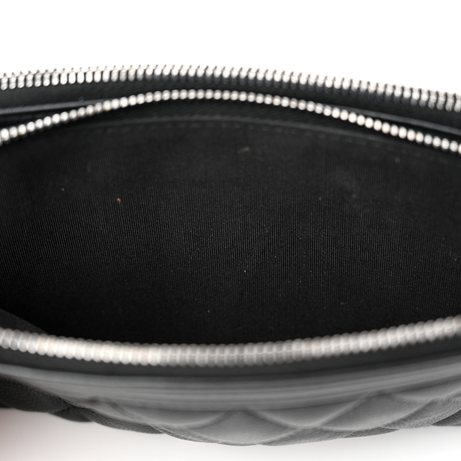 Chanel Calfskin Quilted Small Boy Clutch With Chain Black 16 of 17