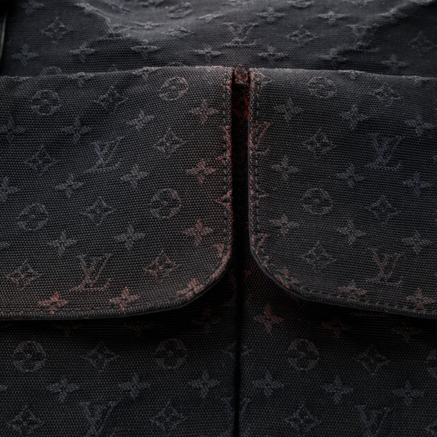 Mini Lin Monogram Louise Bag Blue