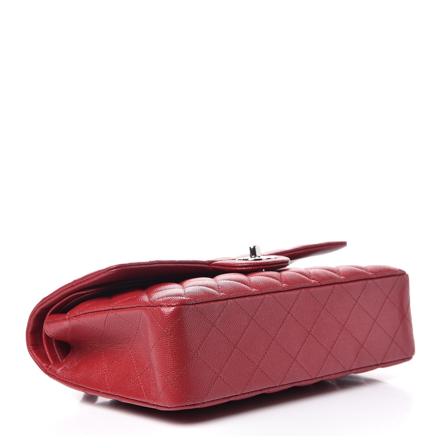 Chanel Caviar Quilted Medium Double Flap Red 4 of 7