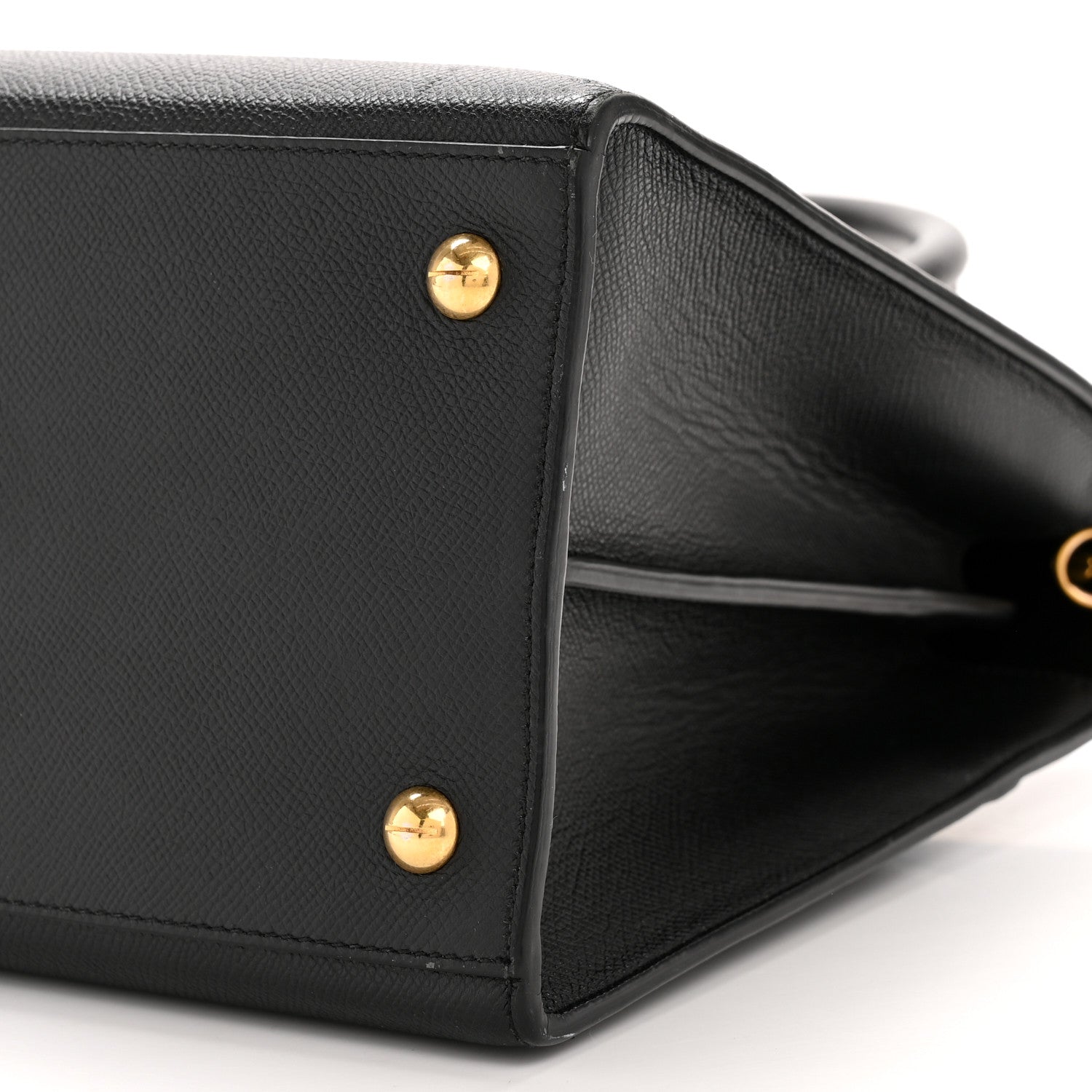 Christian Dior Grained Calfskin Large St. Honore Tote Black 7 of 14
