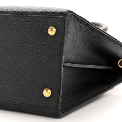 Christian Dior Grained Calfskin Large St. Honore Tote Black 7 of 14