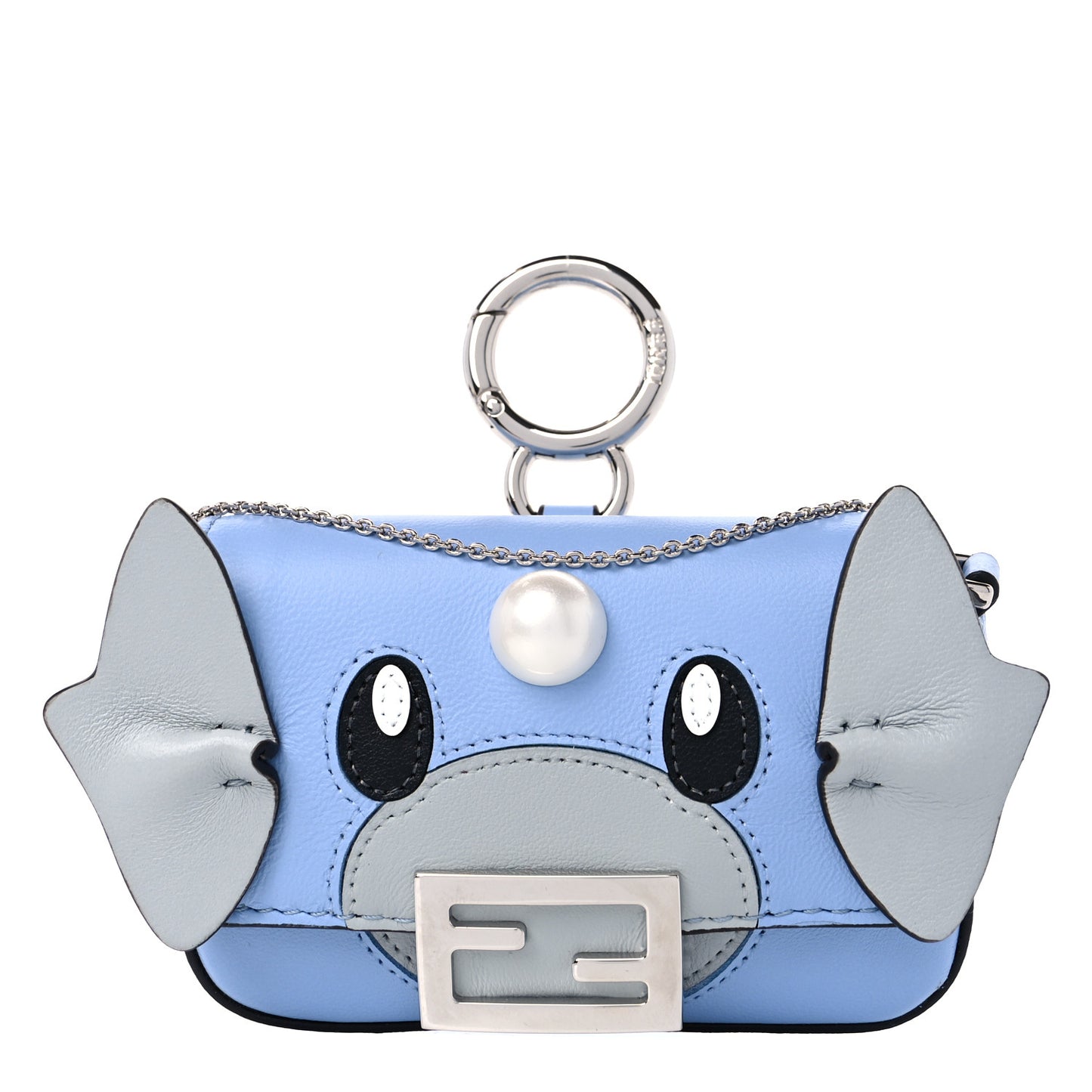 X FRGMT X POKEMON Nappa Pokemon Inlay Nano Maxi Buckle Baguette Charm Placid Blue Multicolor