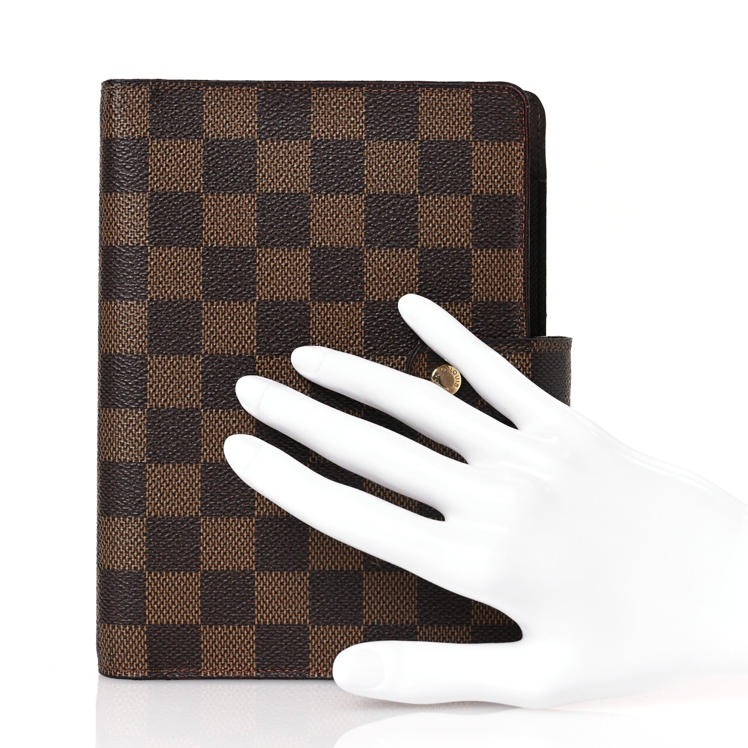 Louis Vuitton Damier Ebene Medium Ring Agenda Cover 2 of 14