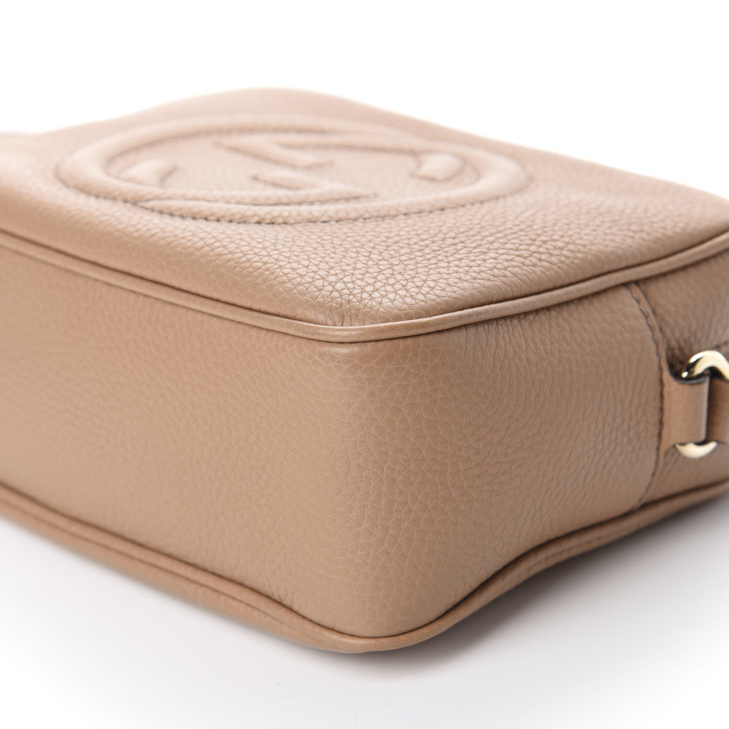 Gucci Pebbled Calfskin Small Soho Disco Bag Rose Beige 7 of 14