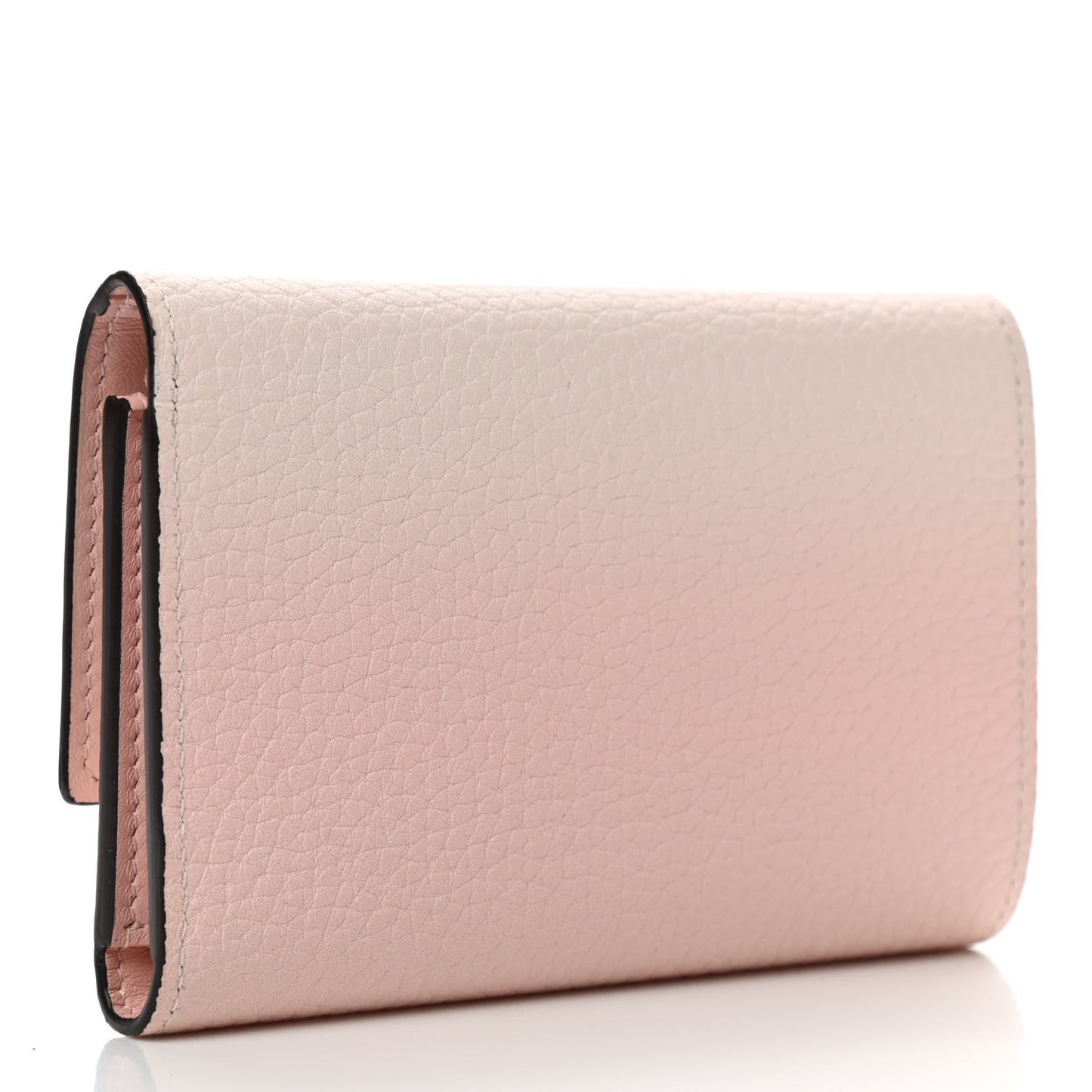 Taurillon Capucines Compact Wallet Rose