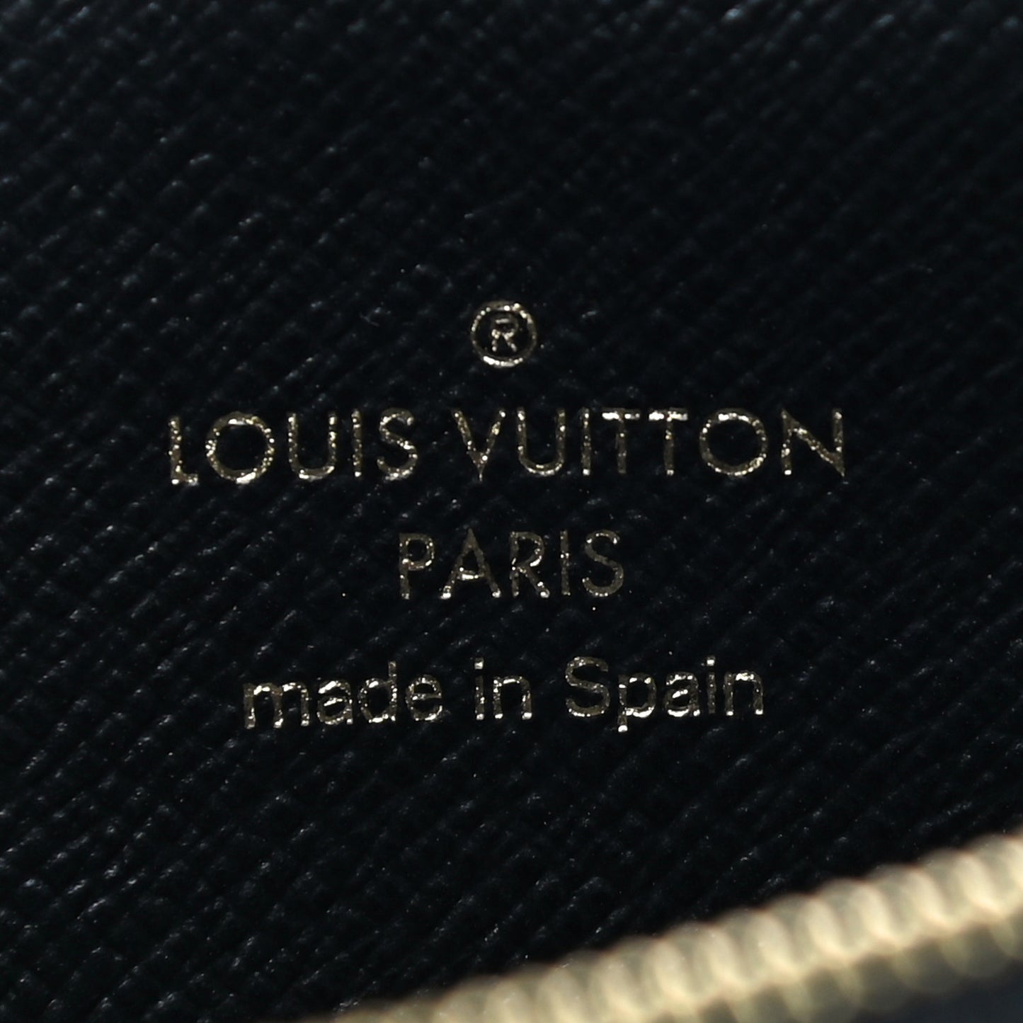 Monogram Slim Purse Black