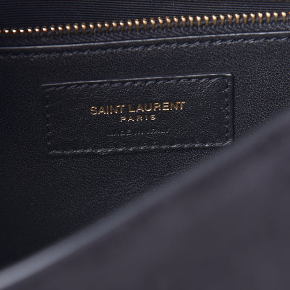 Saint Laurent Suede Calfskin Monogram Le Sept Chain Bag Black 6 of 10