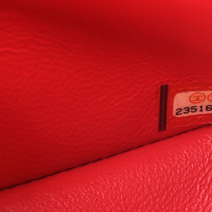 Chanel Caviar Quilted Medium Double Flap Dark Pink 6 of 8