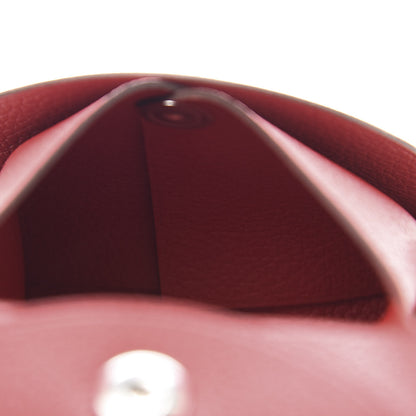 Hermes Evercolor Bastia Coin Purse Rouge Casaque 6 of 7