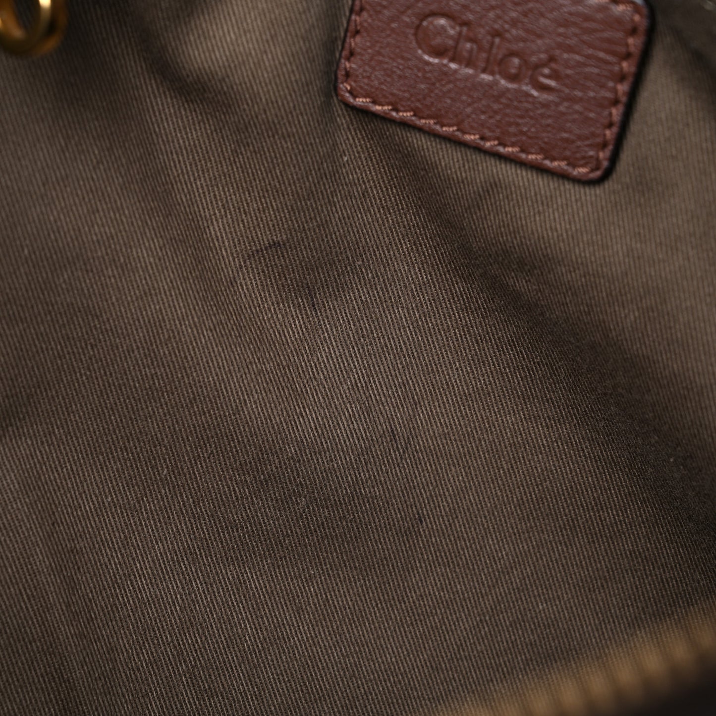 Calfskin Large Marcie Satchel Brown Seed