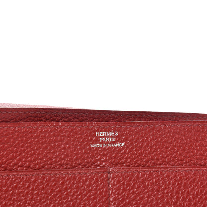 Hermes Togo Dogon Duo Wallet Rouge Garance 7 of 7