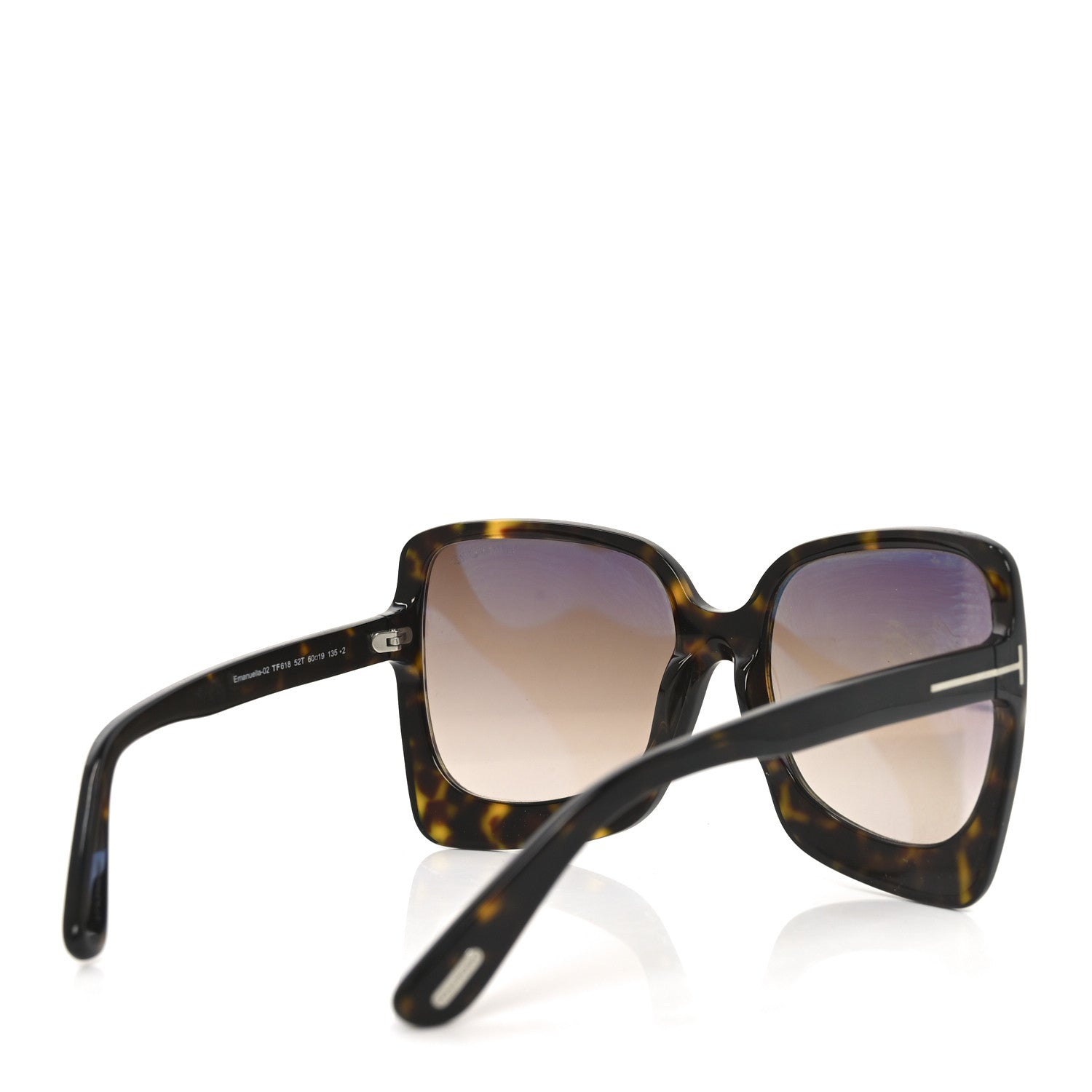 Tom Ford Acetate Emmanuella Sunglasses TF618 Havana 4 of 7