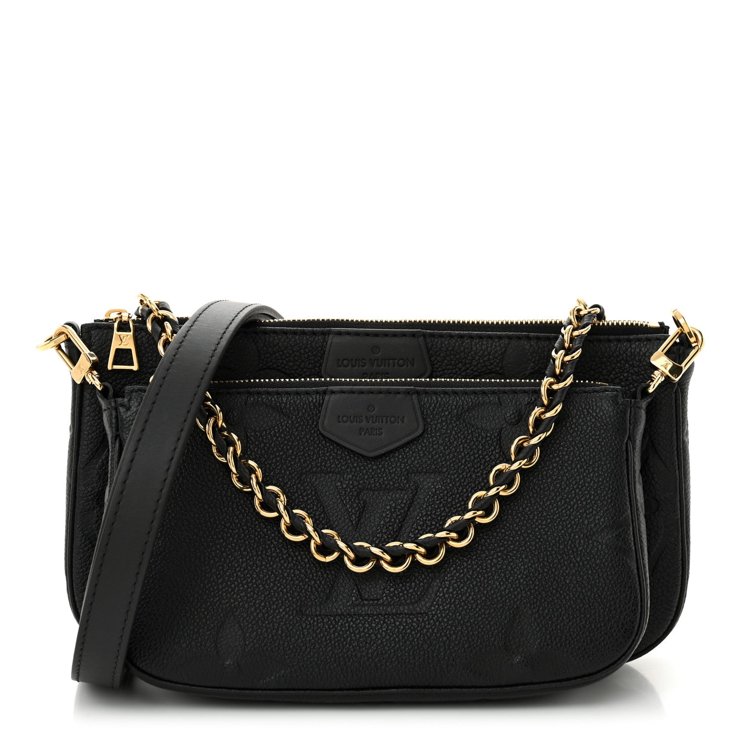 Louis Vuitton Empreinte Monogram Giant Multi Pochette Accessories Black 1 of 11
