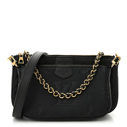 Louis Vuitton Empreinte Monogram Giant Multi Pochette Accessories Black 1 of 11