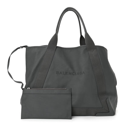 Balenciaga Calfskin Cabas M Shoulder Bag Gris Fossile 1 of 12