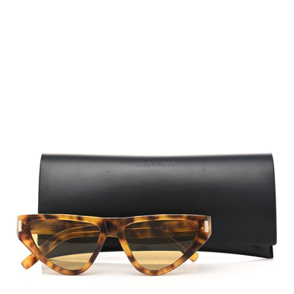 Saint Laurent Acetate Triangle Frame SL 468 Sunglasses Tortoise 7 of 7