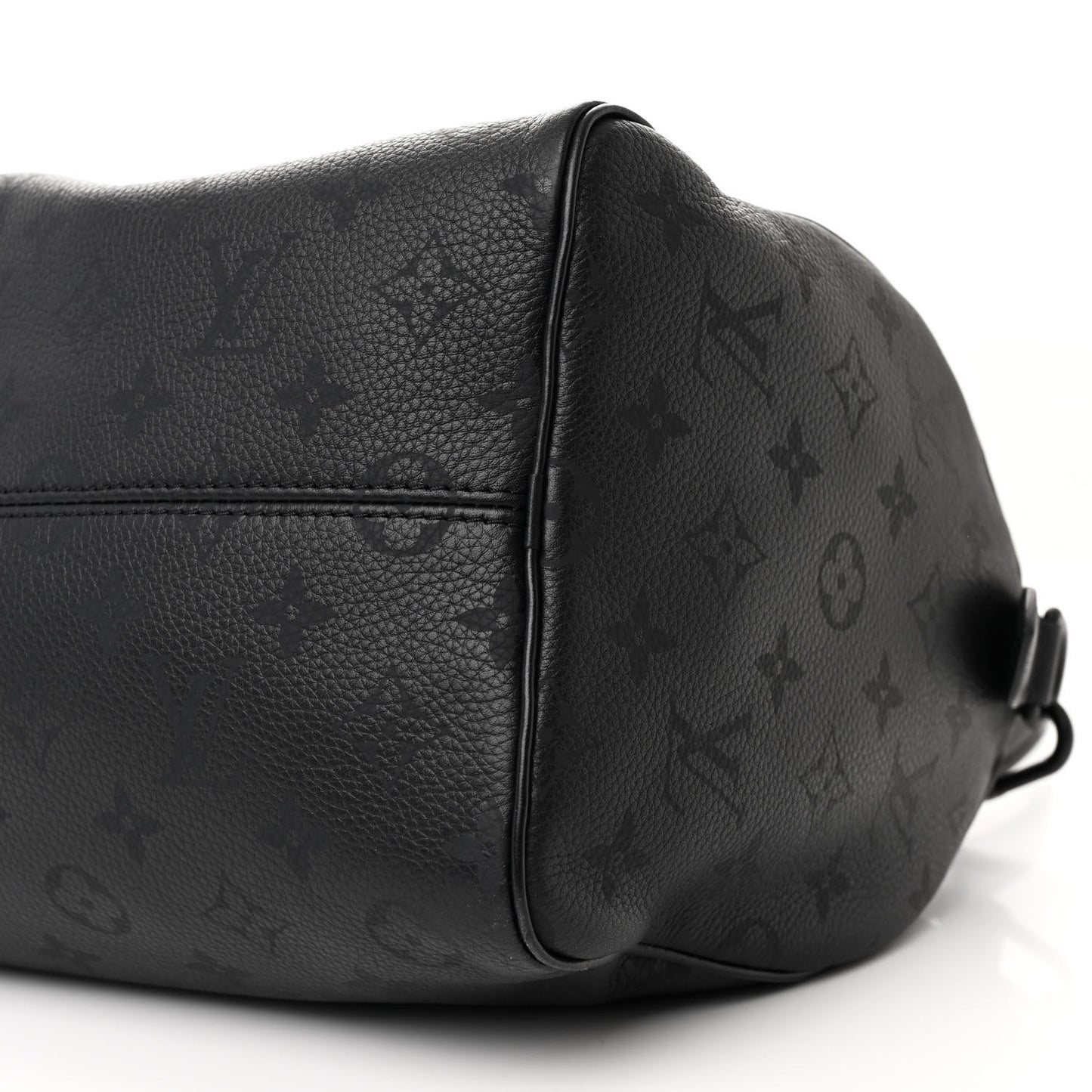 Calfskin Monogram Speedy P9 Bandouliere 30 Ultra Black