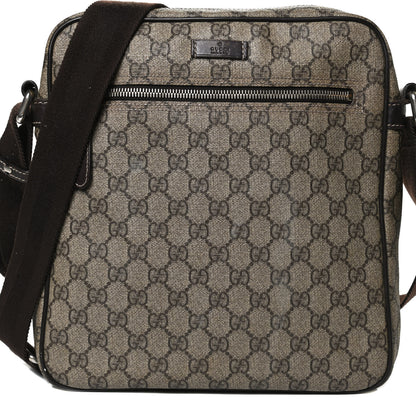 Gucci GG Plus Monogram Medium Messenger Bag Dark Brown 10 of 12