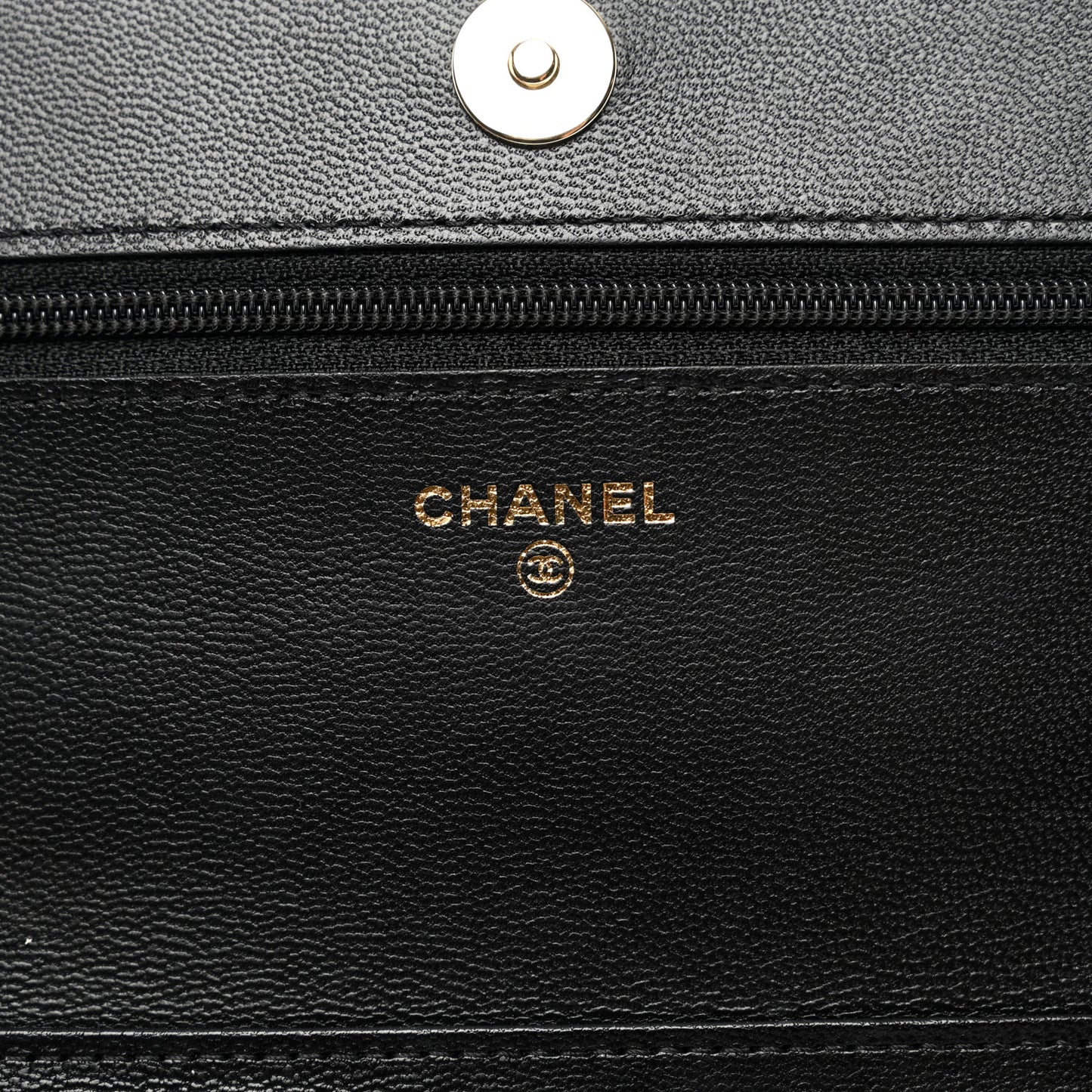 Goatskin Quilted Quilted Like A Wallet Wallet On Chain WOC Black
