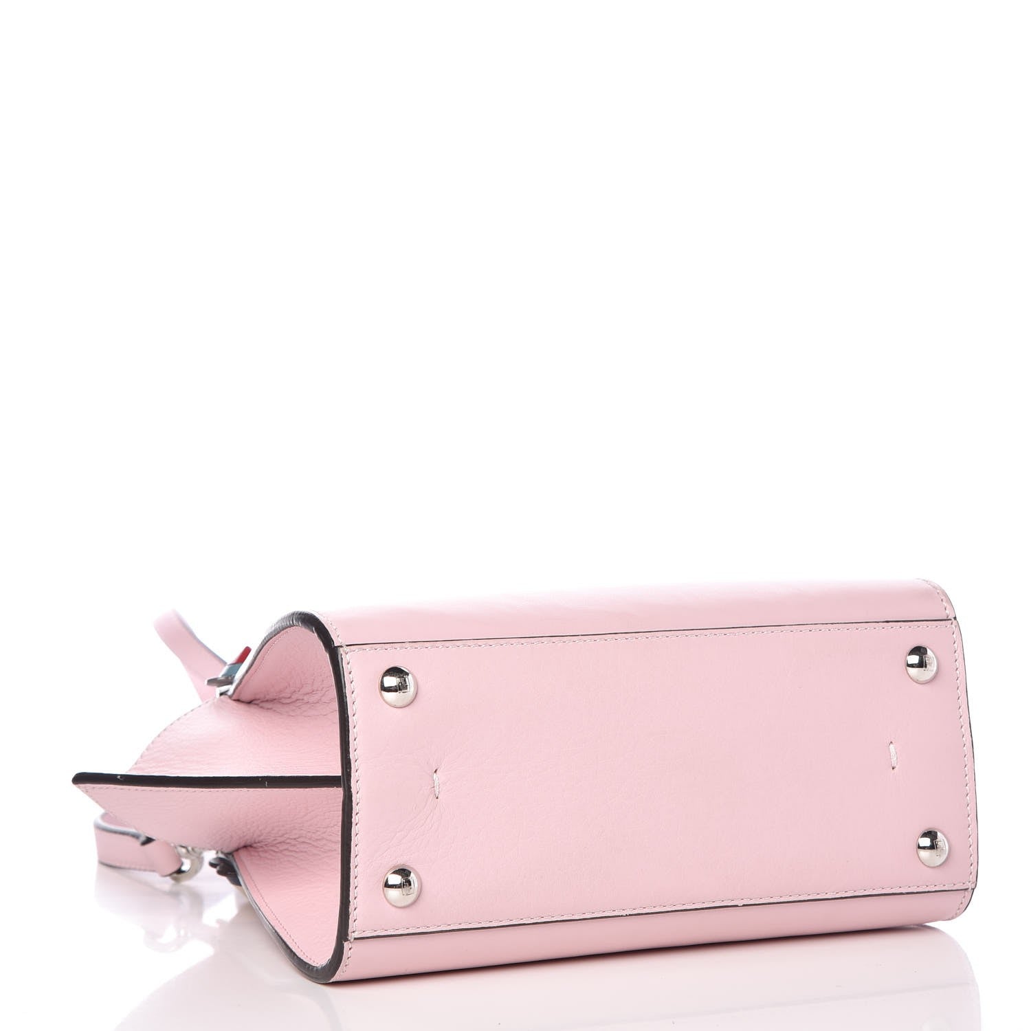 Fendi Vitello Dolce Plexiglass Flowerland Studded Mini 3Jours Tote Peonia Multicolor 5 of 9