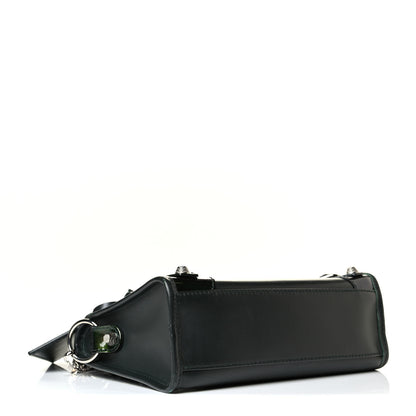 Balenciaga Smooth Calfskin Metallic Patent Giant 12 Silver Hardware Mini City Vert Poker Fonce 3 of 7