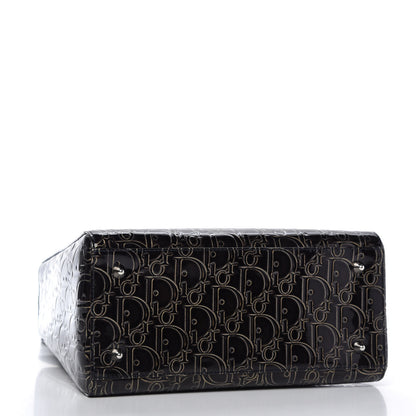 Christian Dior Patent Ultimate Medium Lady Dior Brown 4 of 10