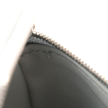 Loro Piana Grained Calfskin Extra Pocket Mini Pouch Minty Breeze 7 of 10