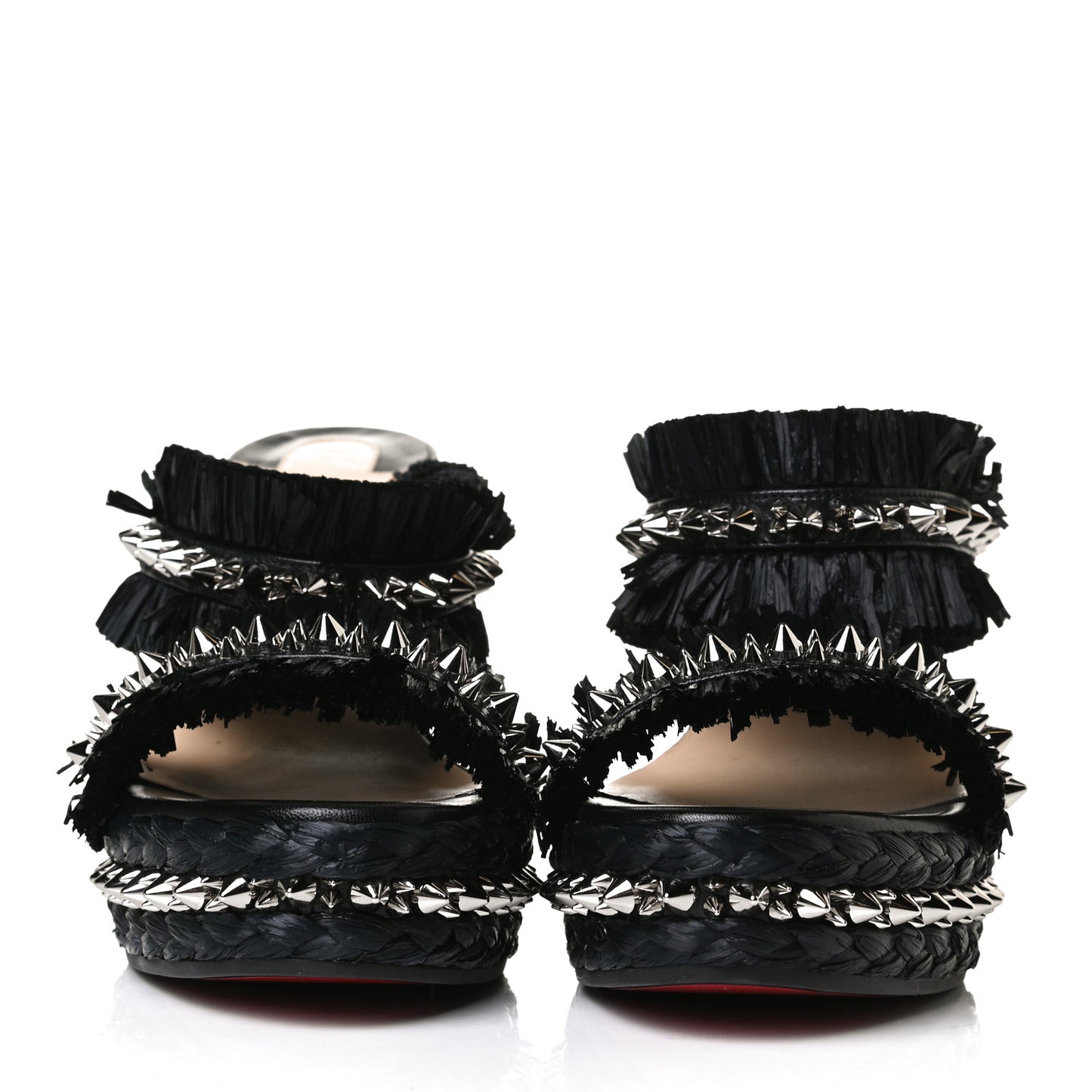 Voltinoudou 110mm Tie Cruise Raffia Spike Wedge 38