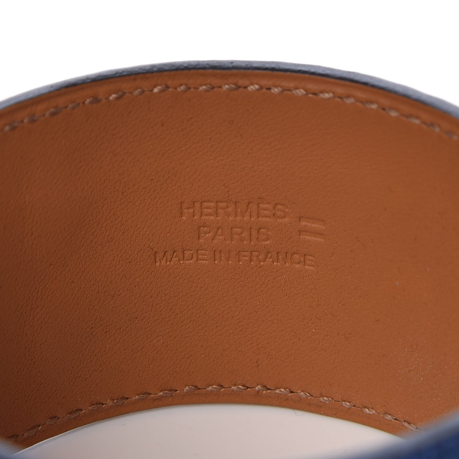 Hermes Lizard Collier De Chien CDC Bracelet T2 Bleu Saphir 4 of 5