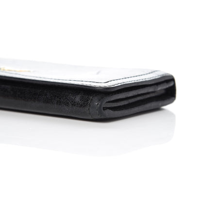 Prada Vitello Shine Zip Flap Wallet Black 15 of 17