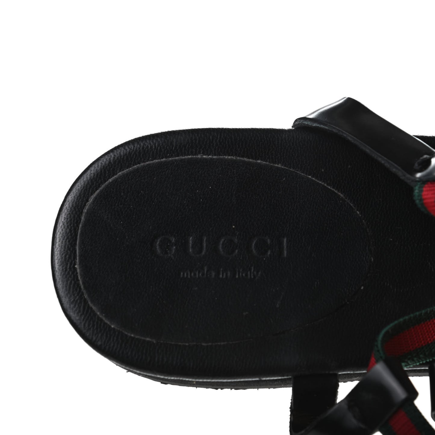 Nappa Web Wimbledon Thong Sandals 36.5 Black