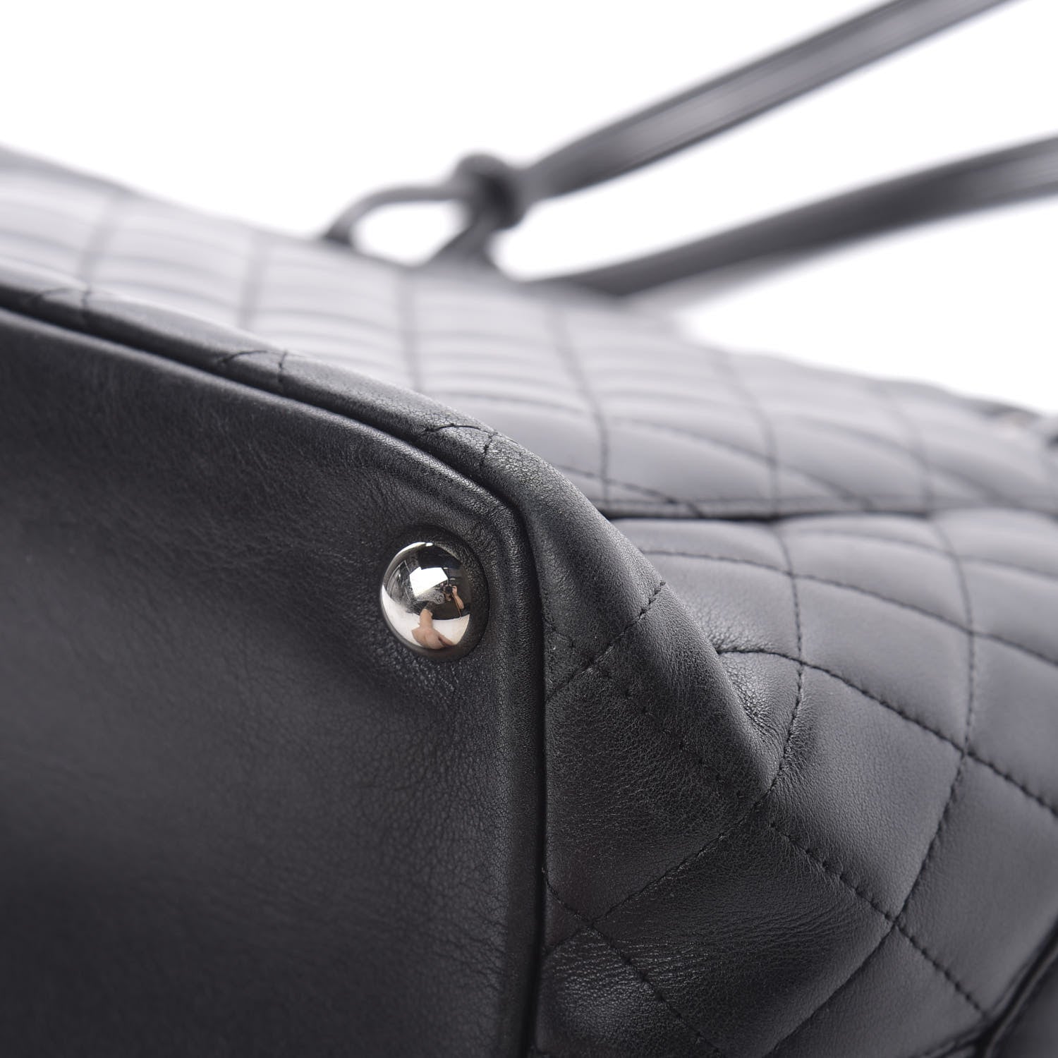 Chanel Calfskin Quilted Large Cambon Tote Black 11 of 18