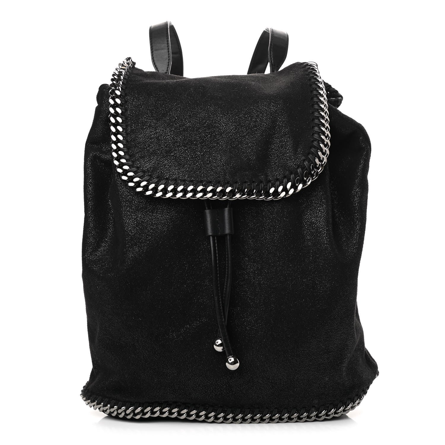 Stella McCartney Shaggy Deer Falabella Backpack Black 1 of 8