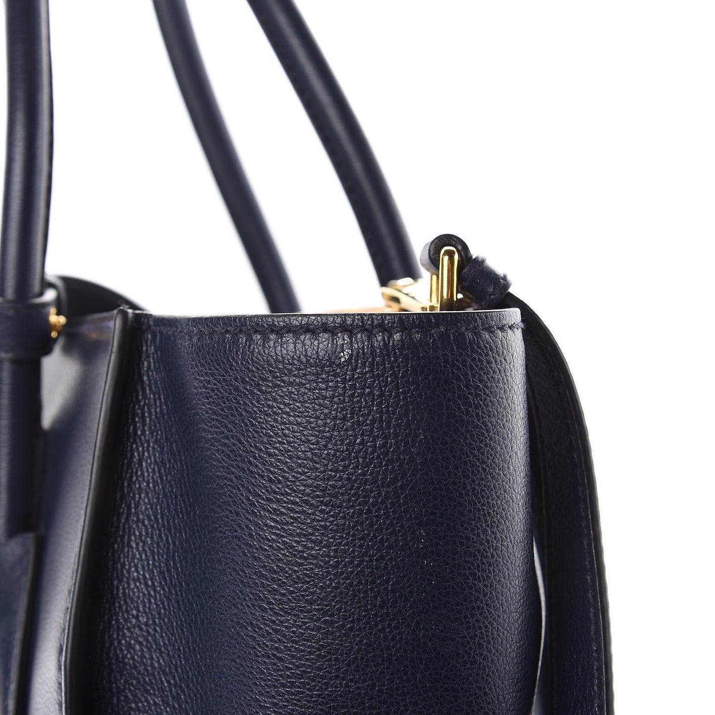 Glace Calfskin Twin Pocket Tote Baltico