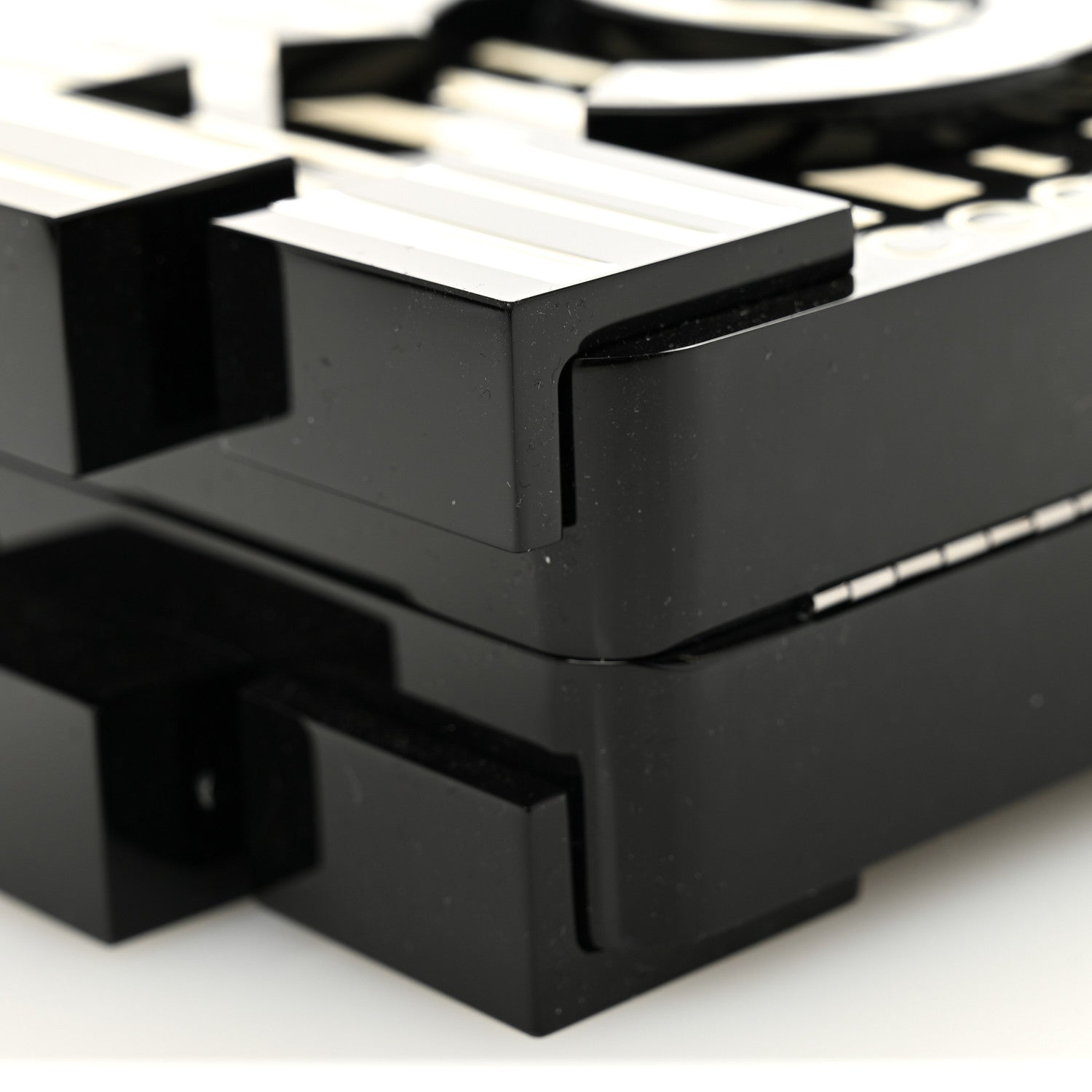 Chanel Plexiglass Barcode Boy Brick Lego Clutch Black 8 of 10