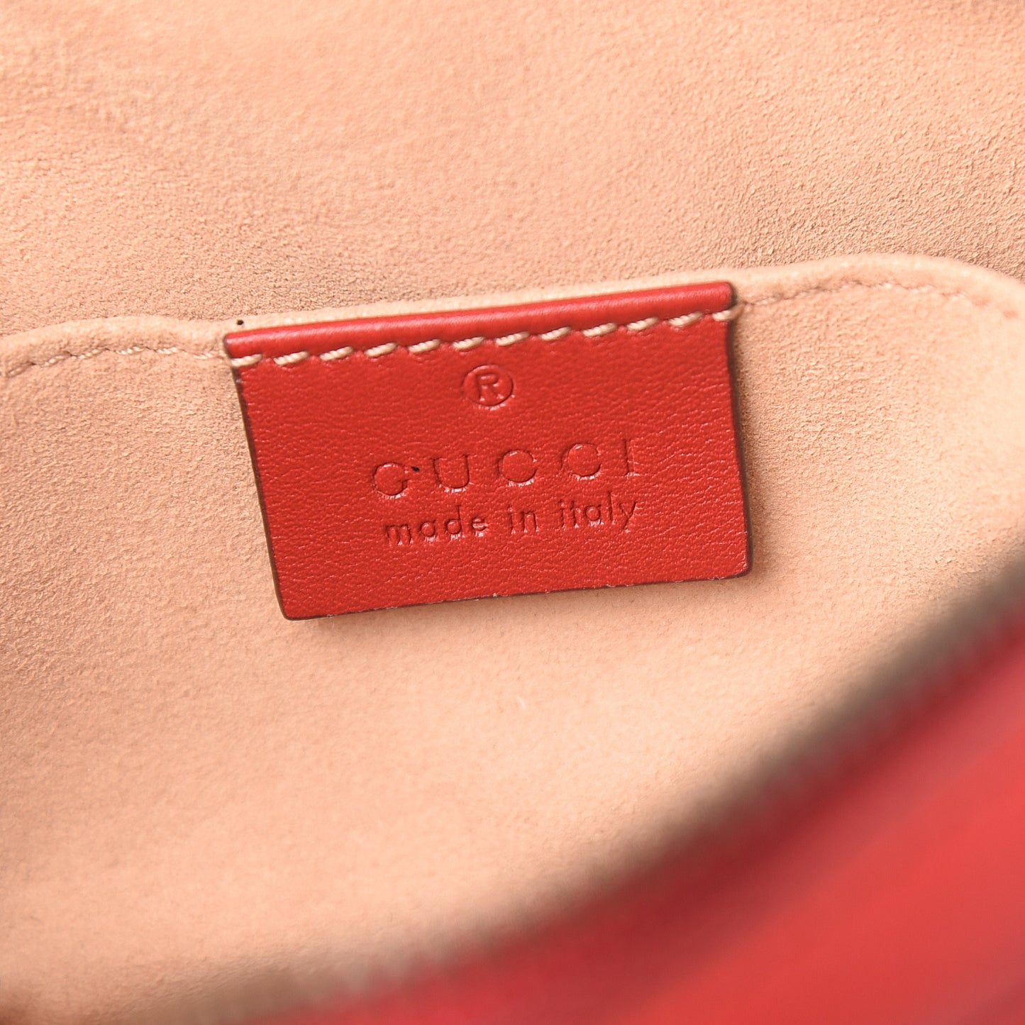 Calfskin Matelasse GG Marmont Belt Bag 95 38 Hibiscus Red
