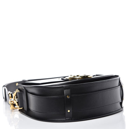 Chloe Calfskin Suede Large Tess Bag Black 4 of 7