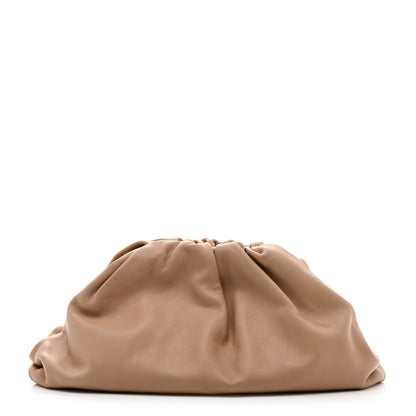 Bottega Veneta Smooth Butter Calf The Pouch Oversized Clutch Nude 1 of 7